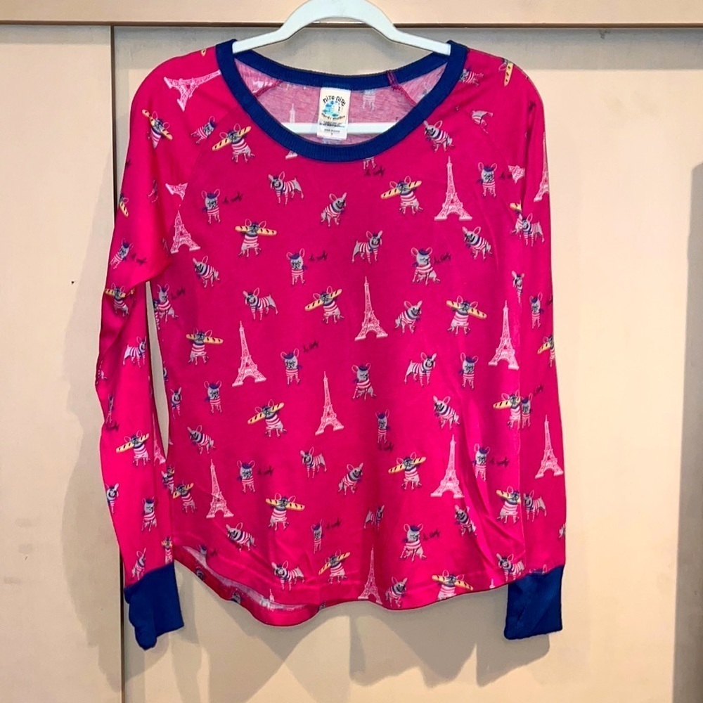 Munki Munki nite - nite jammie top size medium